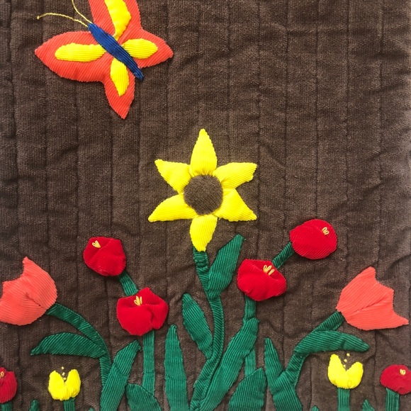 SOLD🌈Vintage Rainbow Quilted Corduroy Jacket! - Picture 6 of 8